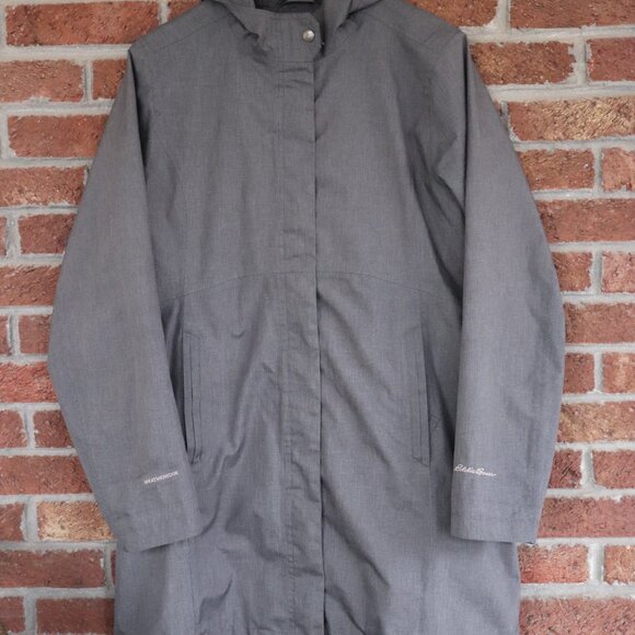 eddie bauer coat / jacket * size large * womens * gray * hooded * euc - Picture 4 of 16